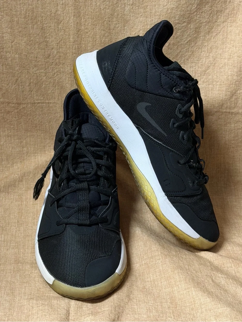 NIKE PG3 Paul George Black Basketball Shoes Men's Size 11